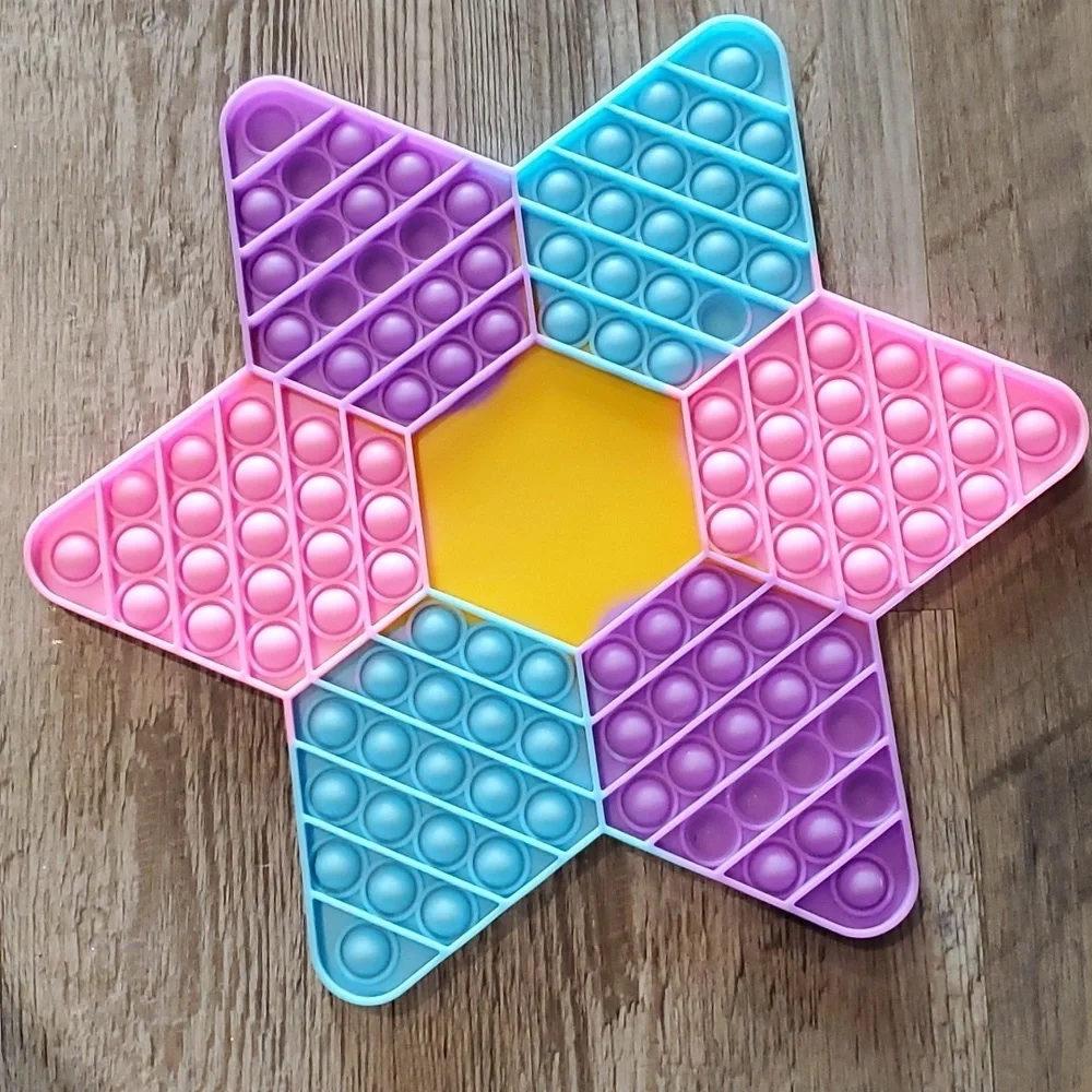 Hexagon Flower Chess Board Fidget